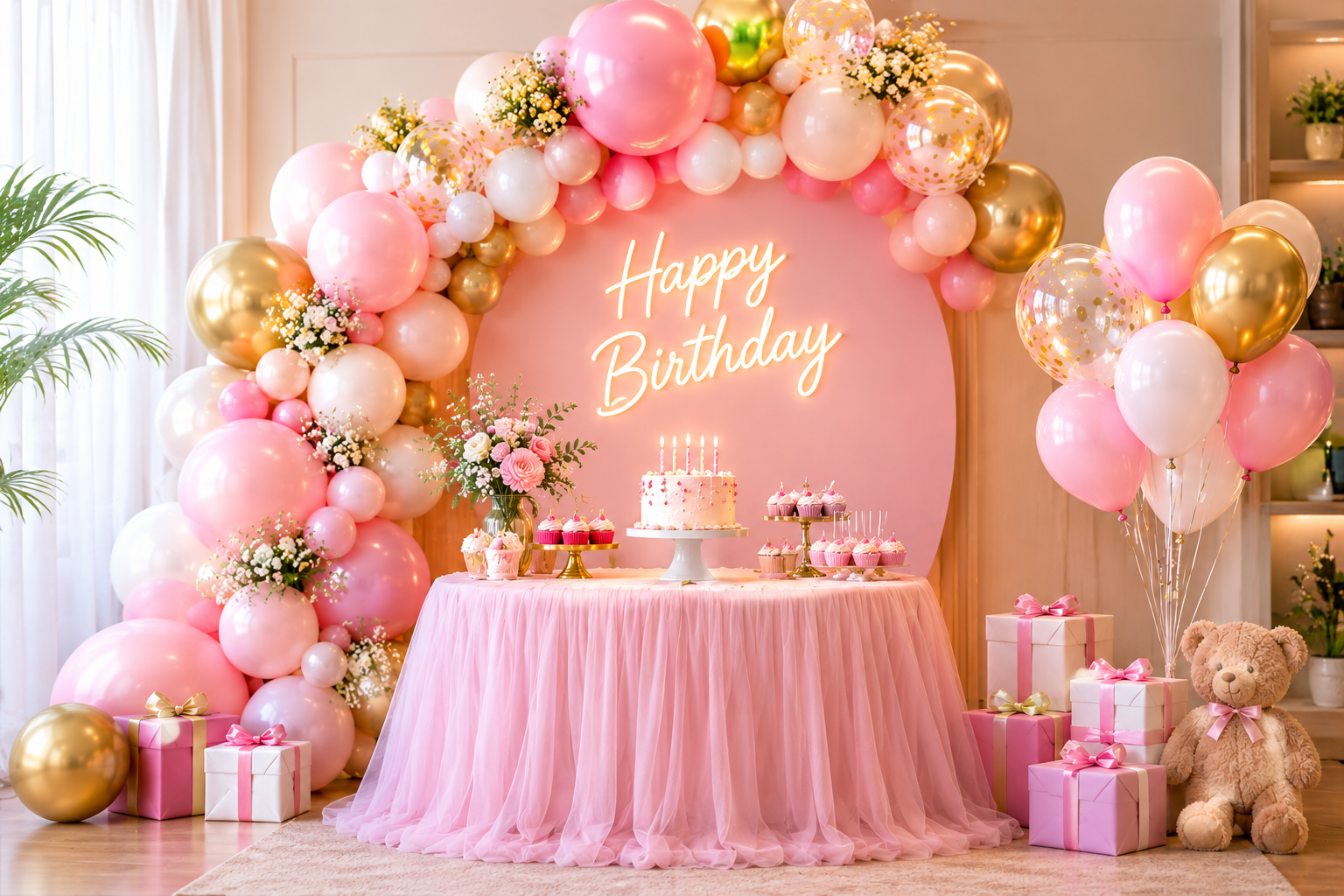 Birthday Balloon Decoration